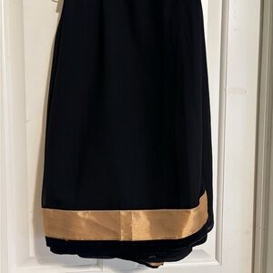 Elegant Black and Gold Women's Skirt